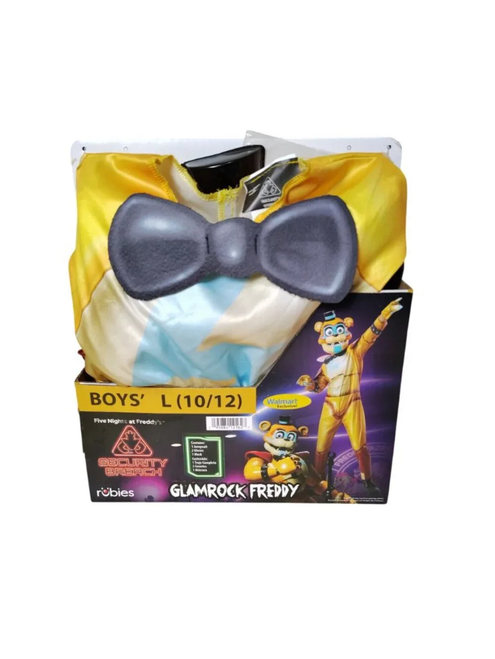 FNAF Security Breach Glamrock Freddy Boys Costume Large 10-12 Rubies 4 Piece New